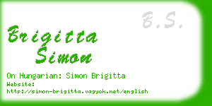 brigitta simon business card